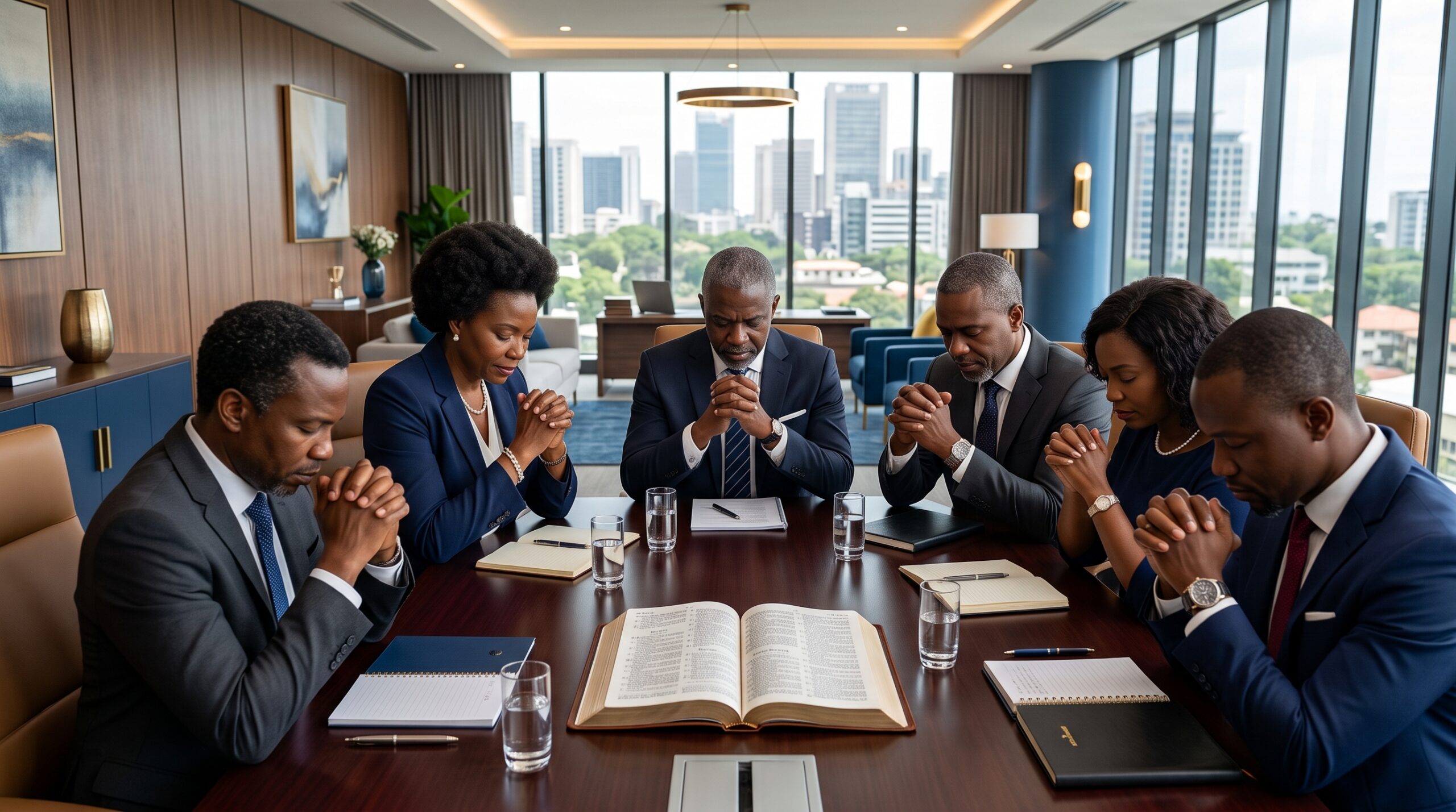 african business leaders praying… 2k 202607040230